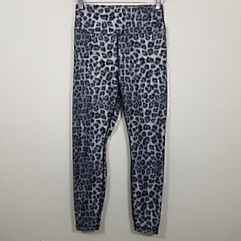 Good American High Rise Leopard Print Animal Print Legging Size 2